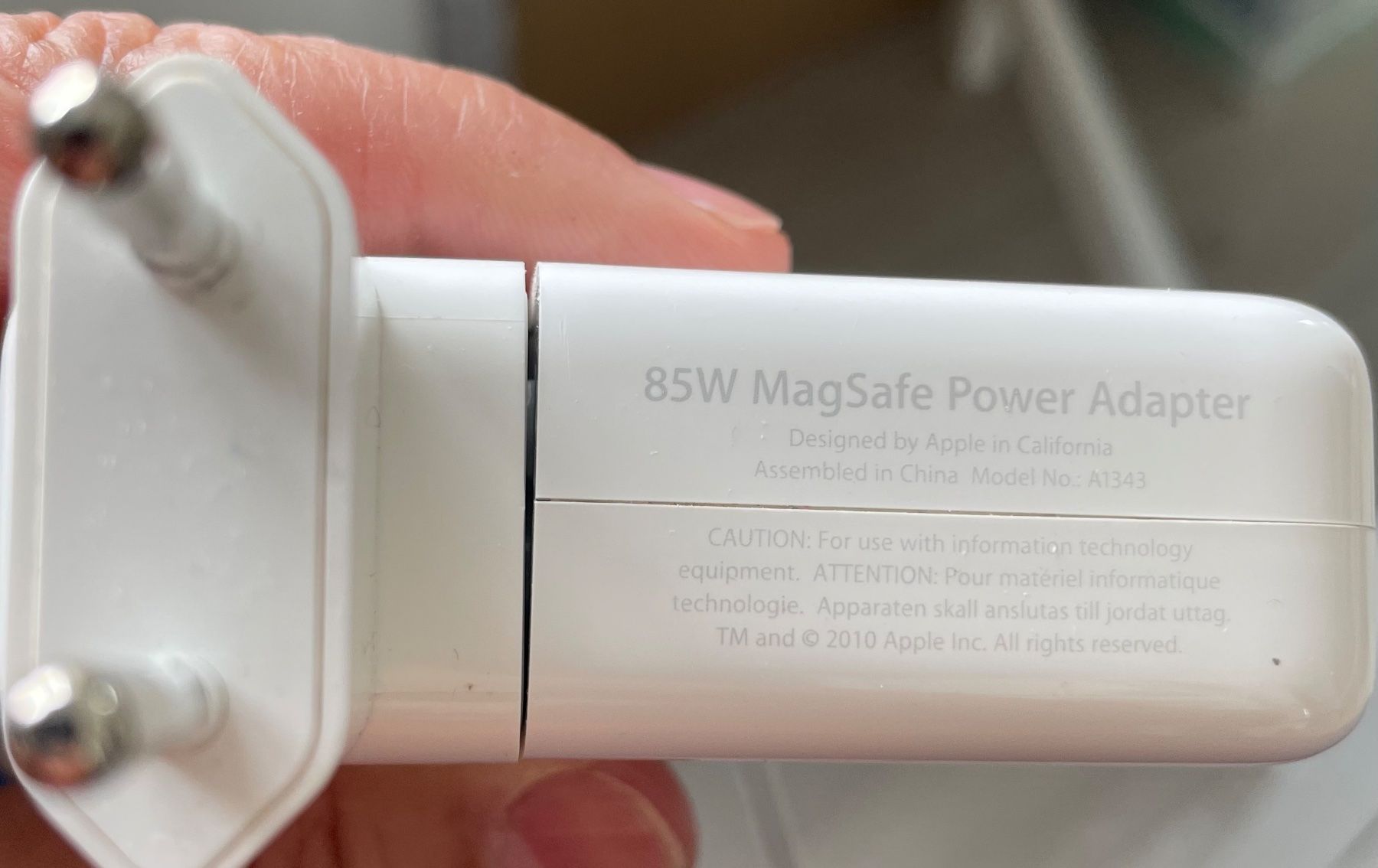 Apple Caricabatterie: Apple 85W MagSafe chargeur – Usato da Fully venduto da Microbevi2012 2