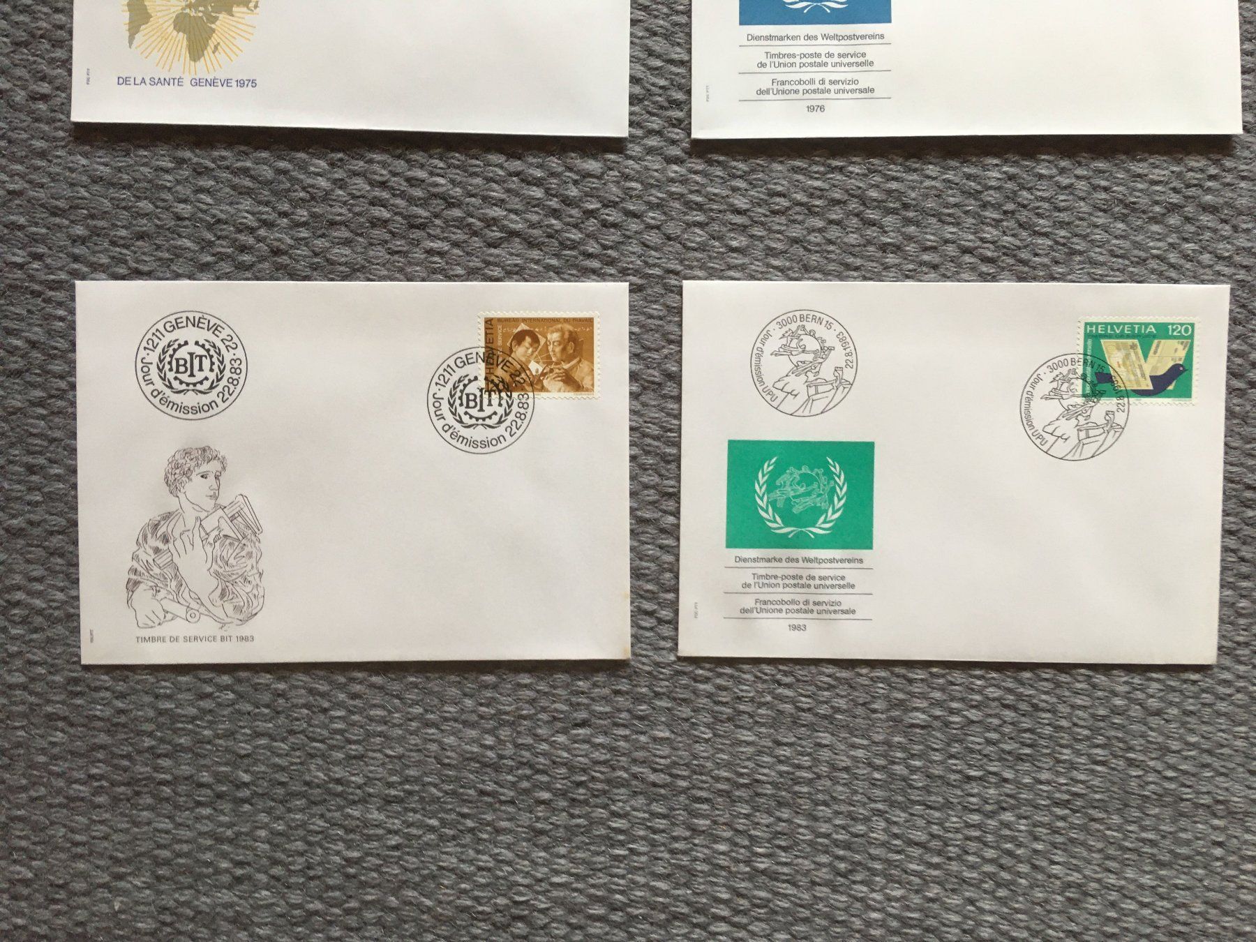 Tutti i francobolli: Dienstmarken 12 FDC 1973-86 – Usato da Nesslau venduto da andi_hon 3