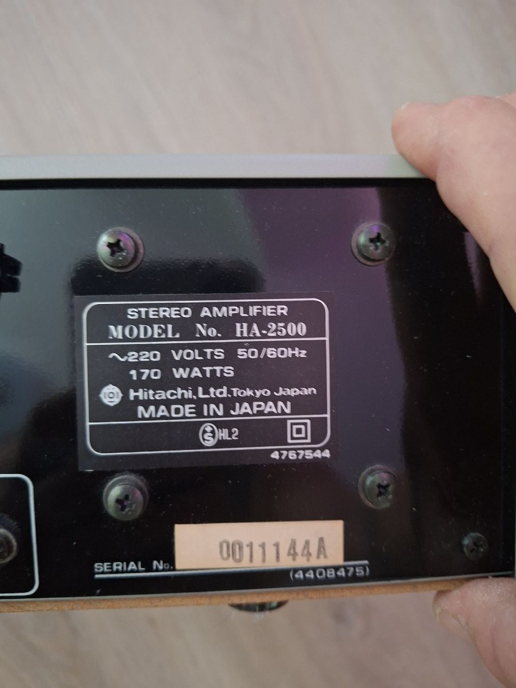 Hitachi Verstärker: HITACHI Verstärker HA-2500 – Gebraucht aus Zuchwil von iba_cf7r 6