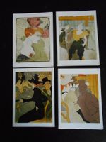 Henri de Toulouse-Lautrec 10 Doppelkarten 4 Motive