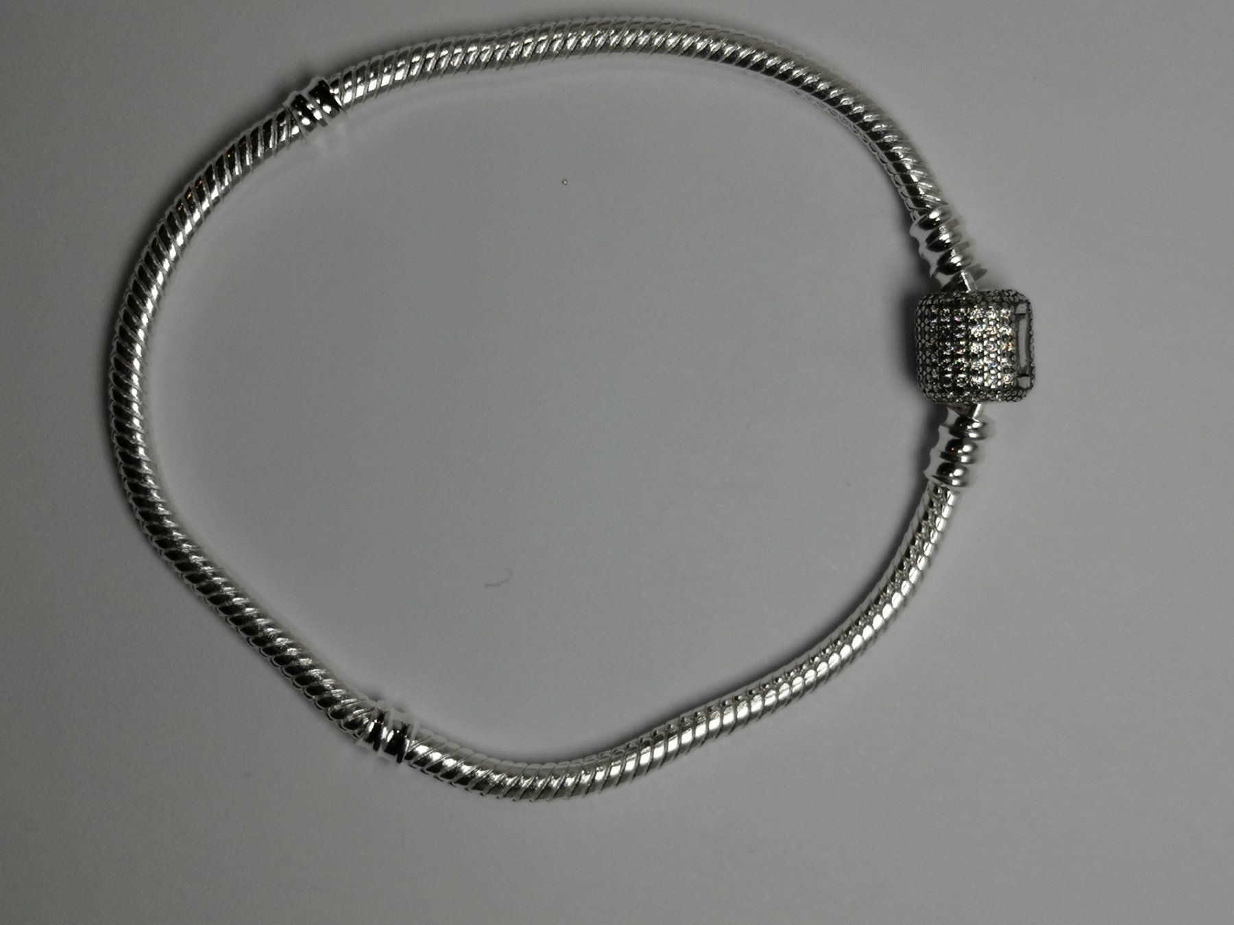 Bracelets: Armband ähnlich Pandora 925 Silber – Neuf (Voir description) à Niederbüren par Fidi5 1