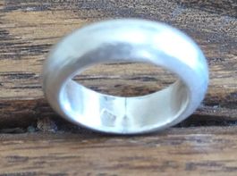 Massiver Band Ring aus echtem 925er Sterling-Silber