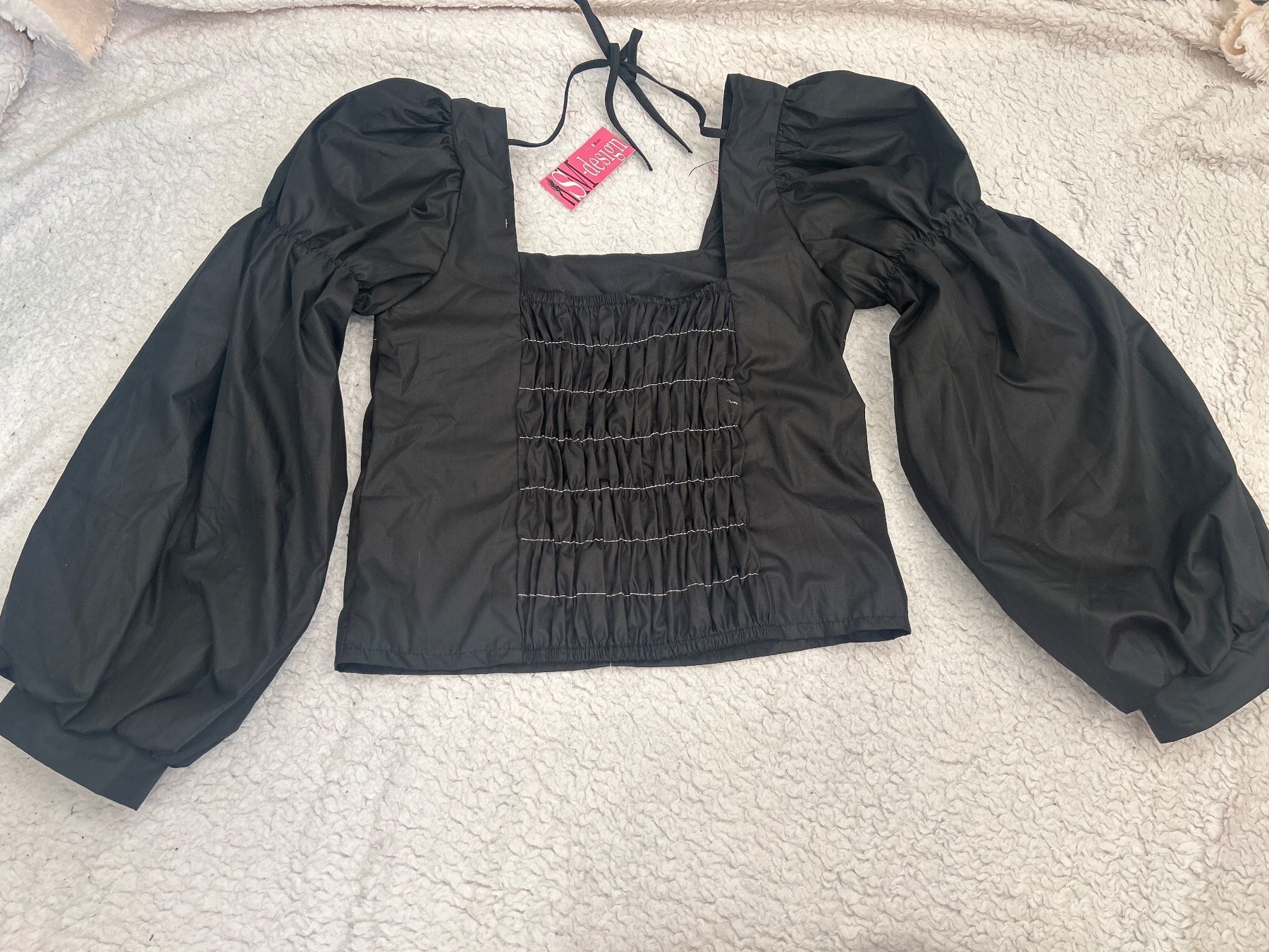 Blusen: Bluse mit Puffärmeln, schwarz Grösse S, NEU – Neu und originalverpackt aus Regensdorf von Spyke55 3