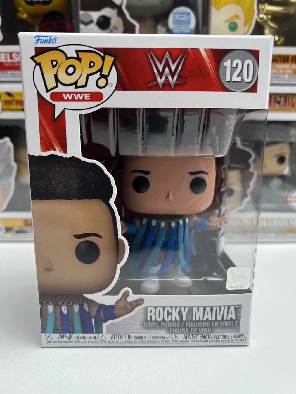 Funko Statuette: Funko POP! WWE Rocky Maivia – Nuovo e nell'imballaggio originale da Le Mouret venduto da perfectbijou