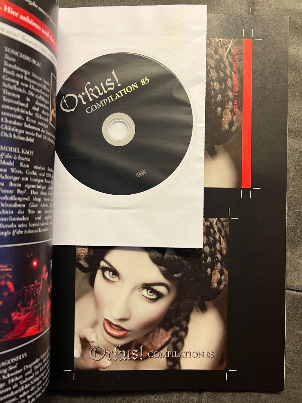 CD: Orkus! Nr. 12/01 Dezember 2012/Januar 2013 + CD 85 – Nuovo (secondo la descrizione) da Zürich venduto da rigani 2