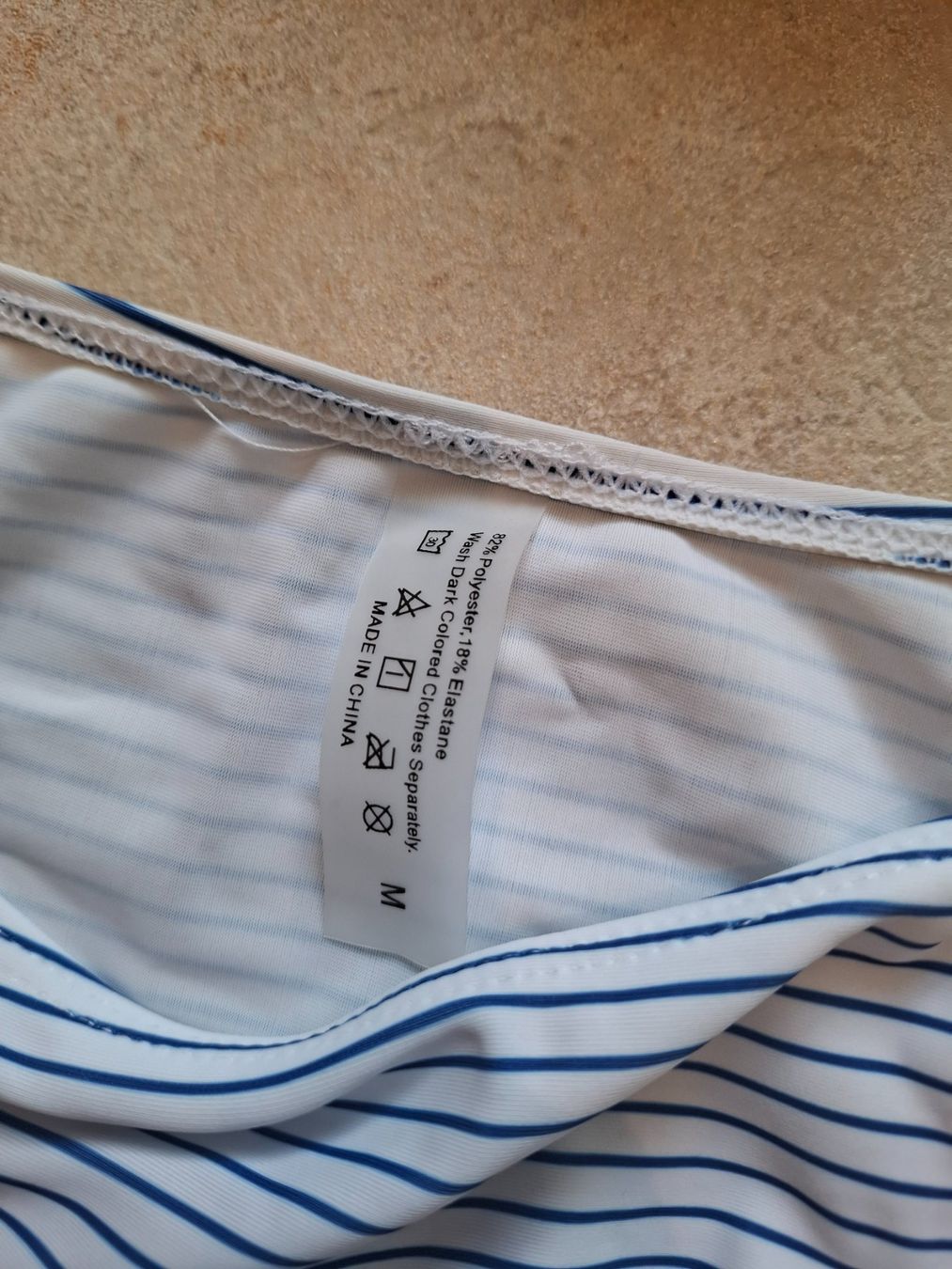 Costumi da bagno & Bikini: Bikini Gr. M blau weiss gestreift – Nuovo (secondo la descrizione) da Wenslingen venduto da kasjupeia 2