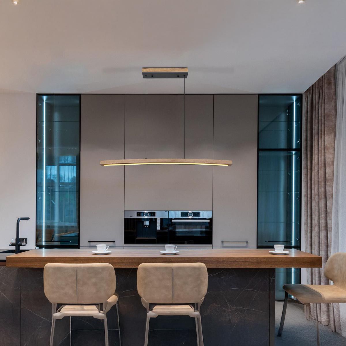 Lampadari & plafoniere: LED Pendelleuchte, CCT, 100 cm x 7 cm – Nuovo (secondo la descrizione) da Kreuzlingen venduto da Smart-Light 1
