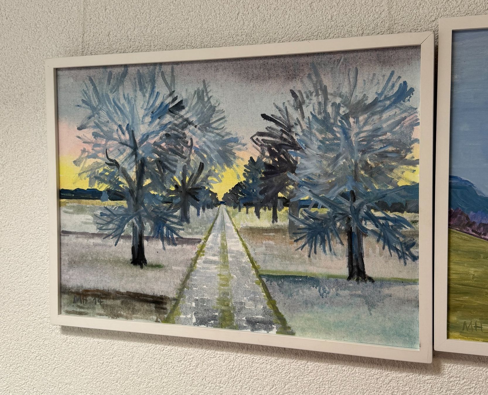 Gemälde: Martin Herzig -  Ölbild Winterlandschaft – Gebraucht aus Oensingen von Faebu_00 2