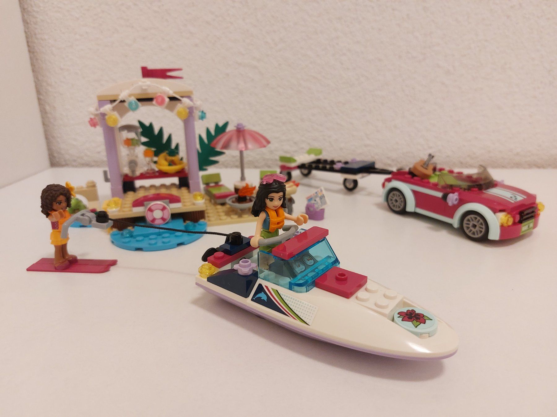 Lego Giocattoli: LEGO Friends 41316 Andreas Rennboot-Transporter – Usato da Balterswil venduto da Steineparadies 2