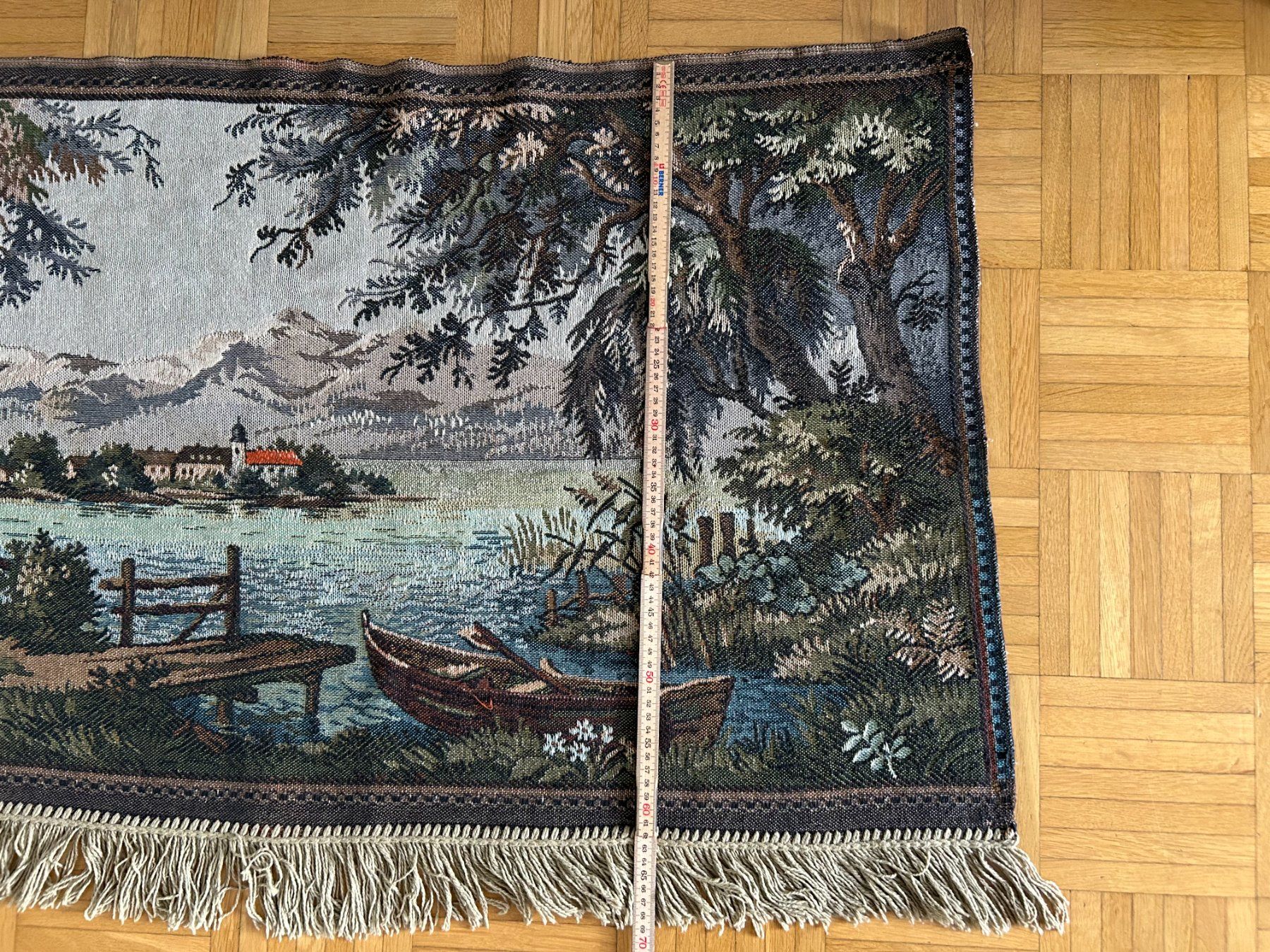 Tappeti: Wandteppich Landschaftsszene mit See 157x70cm – Usato da Root venduto da Mpcshop 3