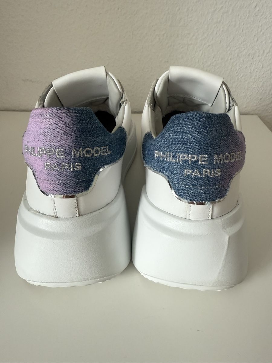 Scarpe da uomo: Philippe Model White Leather Trainers - Size 38 Great! – Usato da Zollikerberg venduto da MK-13 2