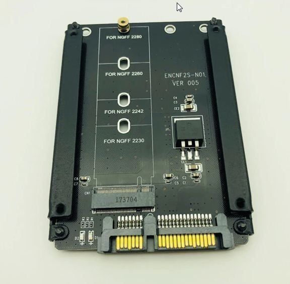 Laufwerke & Adapter: M2 NGFF to SATA Adapter – Neu und originalverpackt aus Unterägeri von RmOnline 3