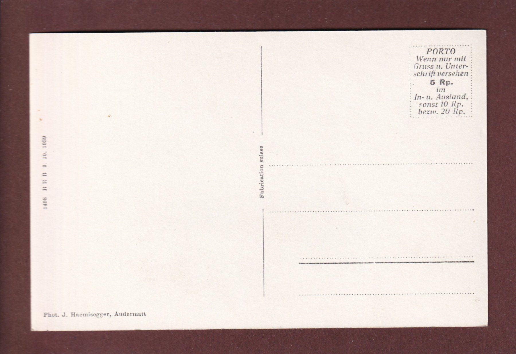 Cartoline postali: ANDERMATT gegen Furka – Usato da Pully venduto da nicecards 1