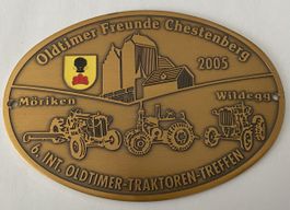 Oldtimer Freunde Chesttenberg 2005 Traktor Plakette
