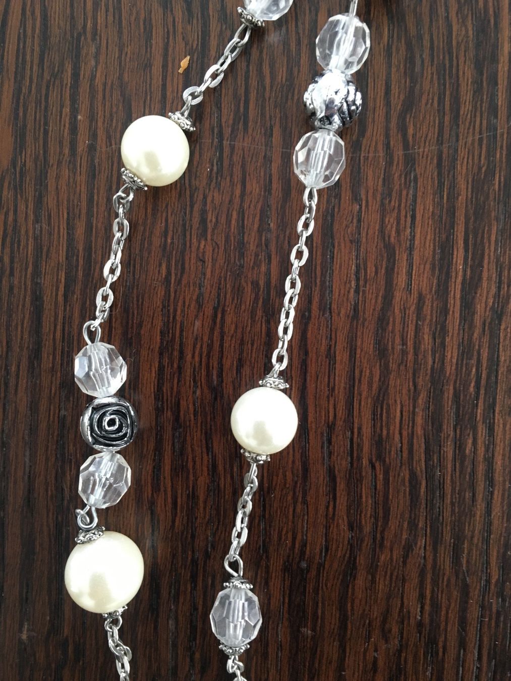 Catenine: Set Perlenkette und Ring, Grössenverstellbar – Nuovo (secondo la descrizione) da Gächlingen venduto da Tara_devi 1