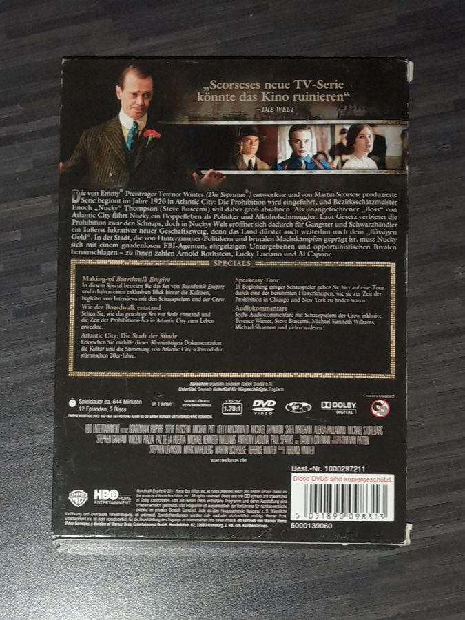 Tutti i DVDs: Boardwalk Empire - Staffel 1 - DVDS – Usato da Steffisburg venduto da FutureOne 1