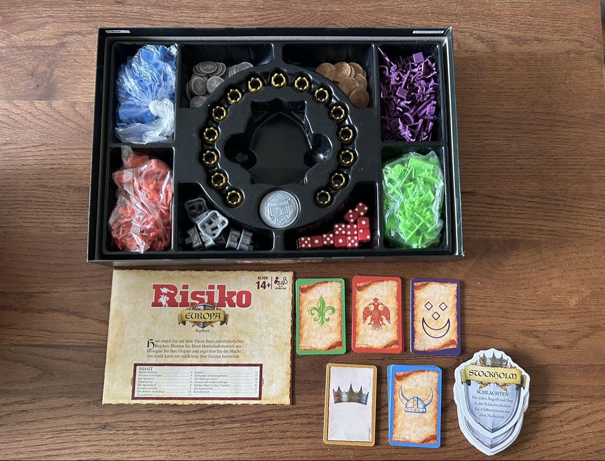 Hasbro Giochi: Risiko Europa - Neuwertig! – Nuovo (secondo la descrizione) da Solothurn venduto da LarryTheDuck 2