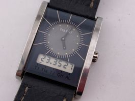 Vintage TISSOT TwoTimer läuft Gros Model