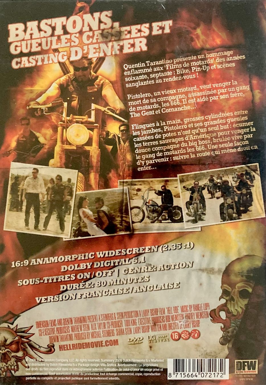 Alle DVDs: HELL RIDE - QUENTIN TARANTINO (1 DVD) – Gebraucht aus Bottens von hotter-than-hell 1