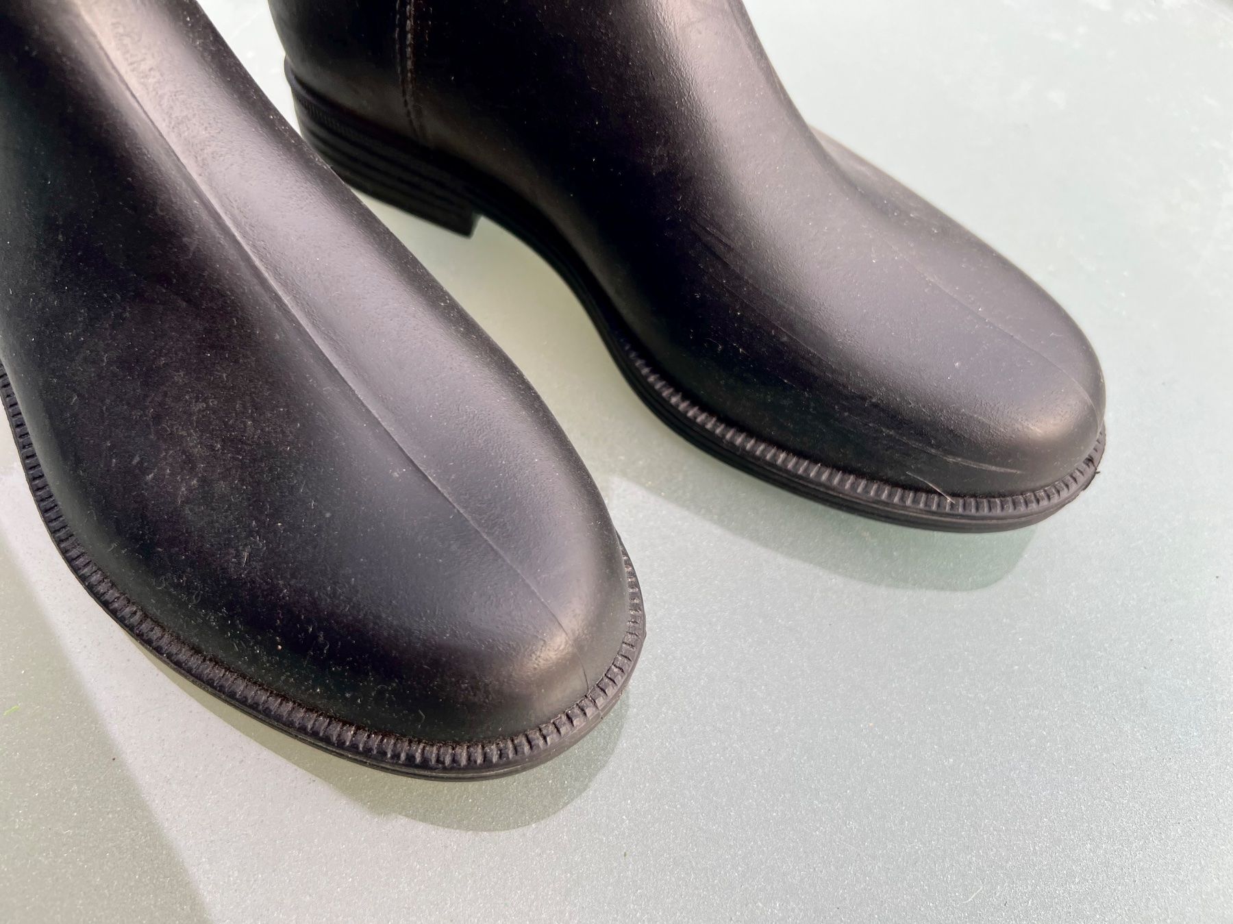 Scarpe da donna: Reitstiefel in Grösse 38, aus Kunstleder – Usato da Turgi venduto da SHK 1