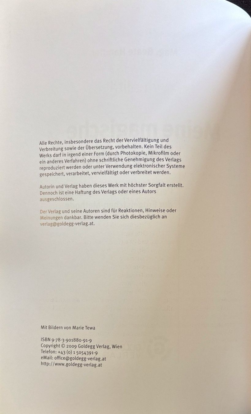 Libri: Handler Beate, Meine magische Persönlichkeit – Nuovo (secondo la descrizione) da Sarnen venduto da Livres 3
