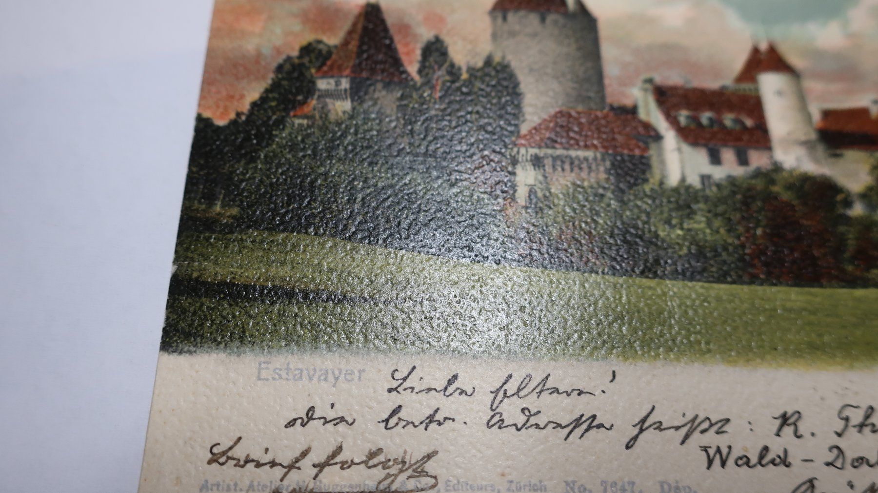 Cartes postales: Estavayer Le Château  1905 – D'occasion à Cormoret par Pascalll2001 3
