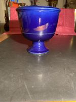 Cachepot bleu Hoganas céramique suédoise Vintage Eden!
