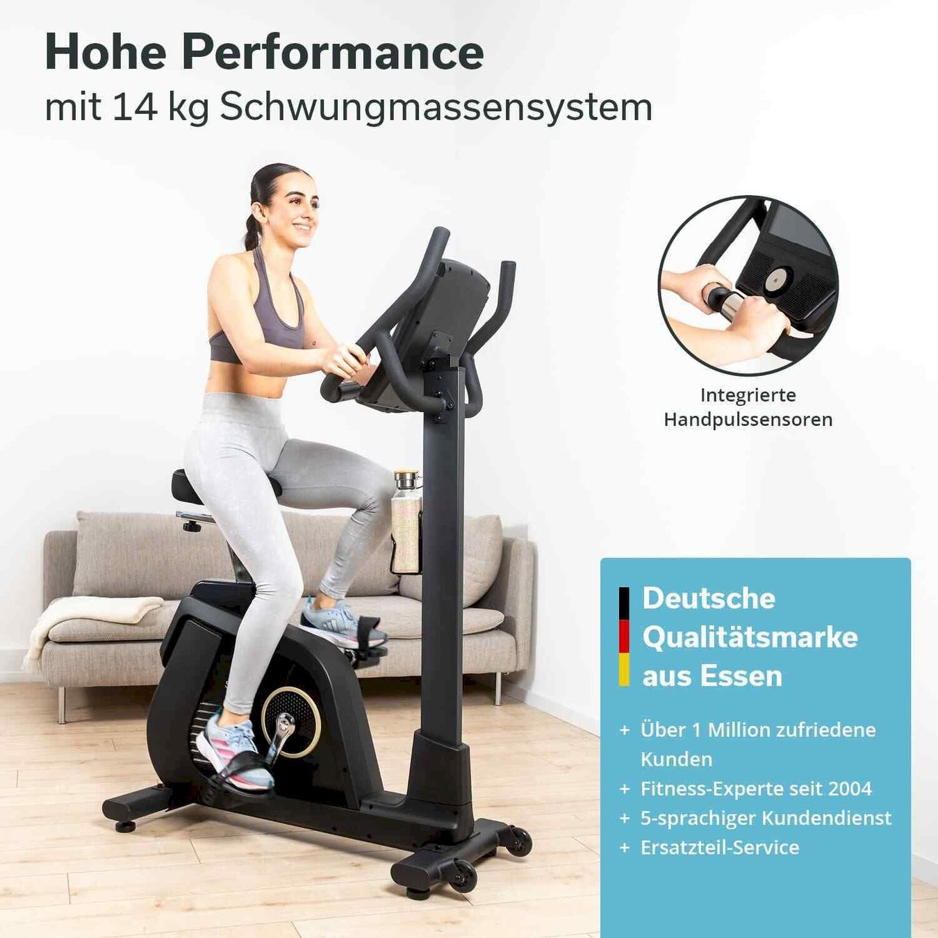 Vélos d'appartement: Skandika Cykling P14 Ergometer – Neuf avec emballage d'origine à Bottighofen par zaap 2
