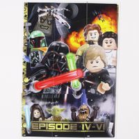 LEGO STAR WARS Trading Cards 9 Karten Puzzle 18,5 x 26,5cm