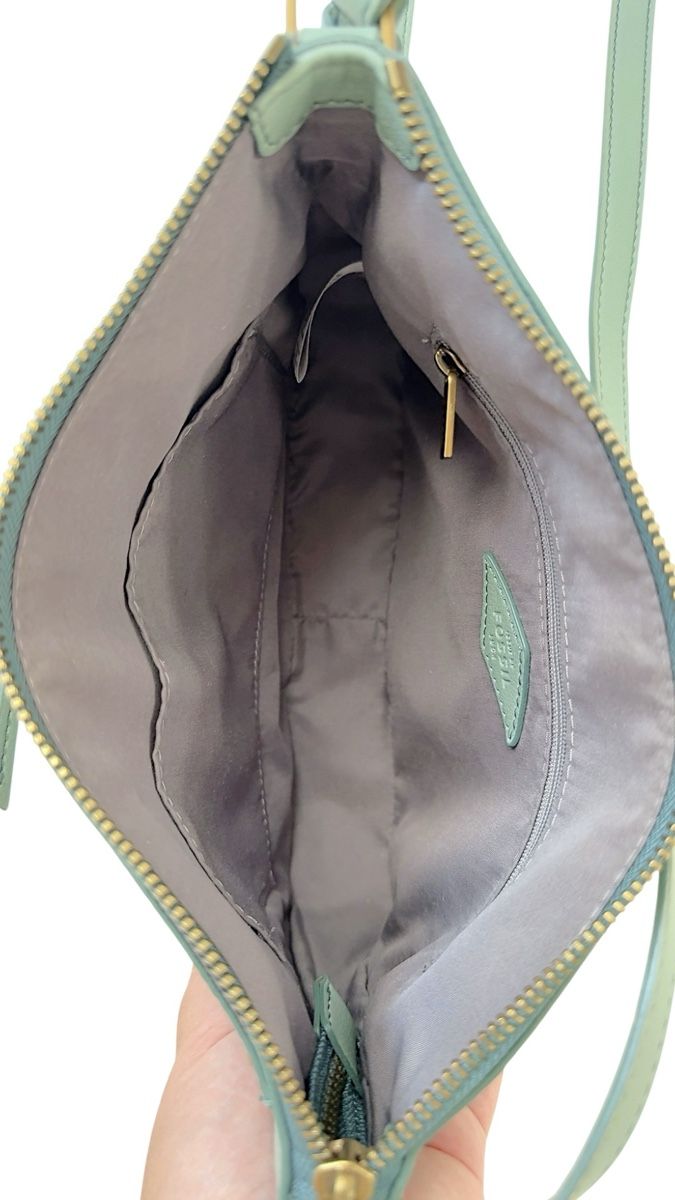 Fossil Taschen für Damen: Fossil Leather Crossbody Bag Mint Used – Gebraucht aus Bogis-Bossey von aye_jy77 7