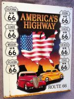 Americas highway route 66 hot rod