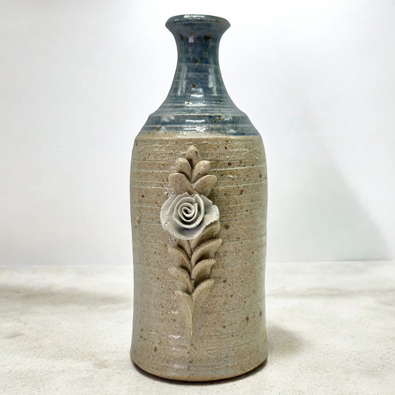 Vasi & Recipienti: Vase La Borne en grès pyrité à décor floral – Usato da Morges venduto da mod_q7tt