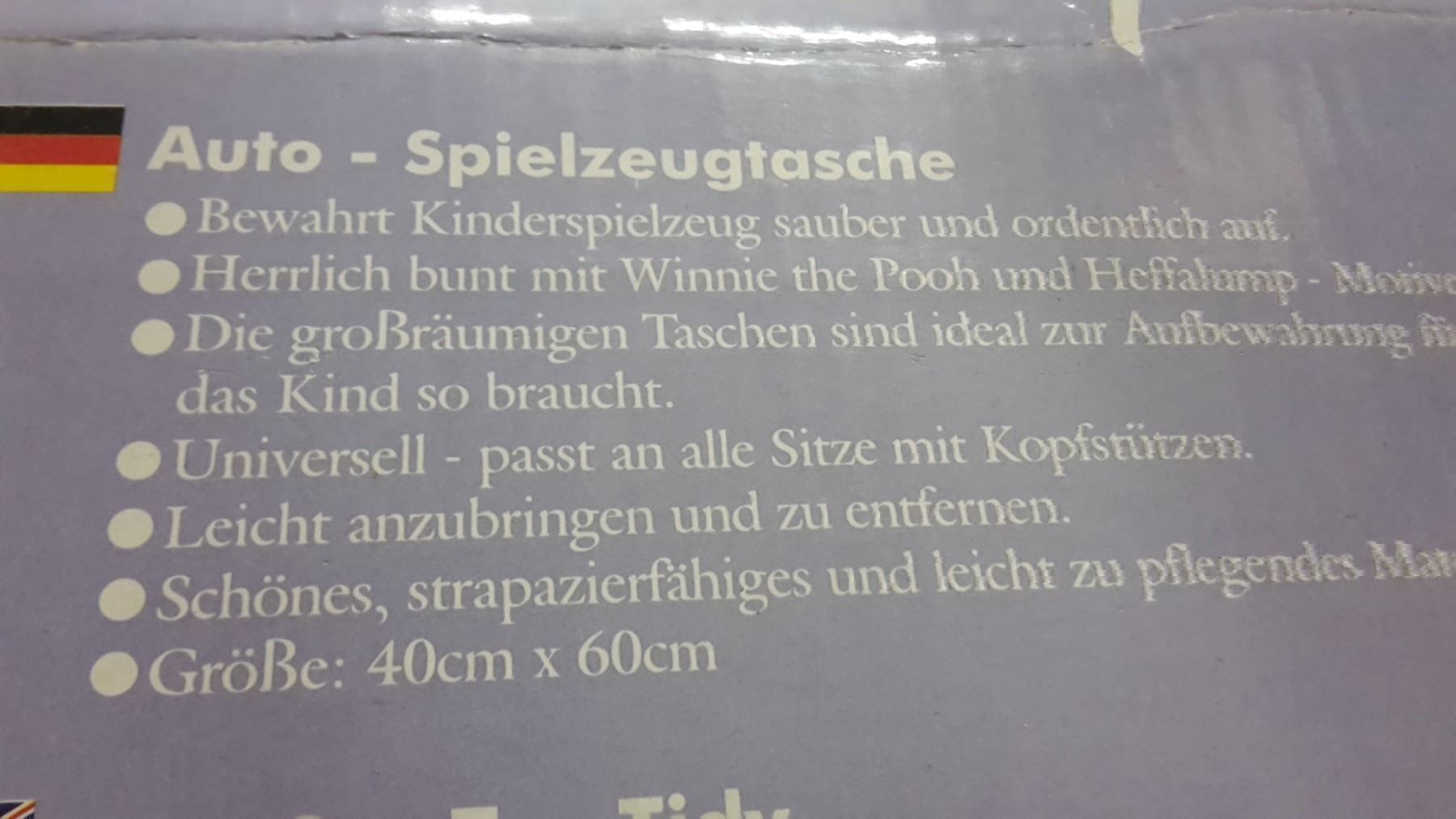 Borse & Zaini: Autospielzeugtasche – Nuovo e nell'imballaggio originale da Schwarzenburg venduto da Flamingo07 1