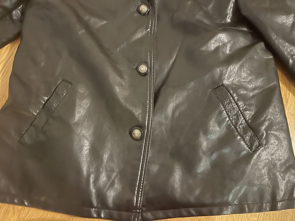 Giacche: Lederjacke GF Ferre Lederjacke schwarz Gr. S Vintage Italien – Usato da Rüschlikon venduto da Lajniii 4