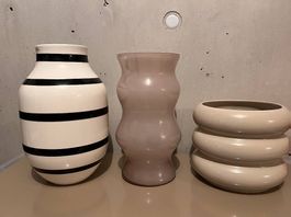 3 Vasen Kähler & H&M Home Top Zustand