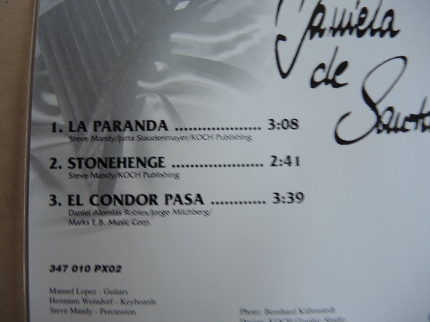 CDs: Daniela de Santos - La Paranda CD Single – Gebraucht aus Rorschach von Pop-upBrocki 2