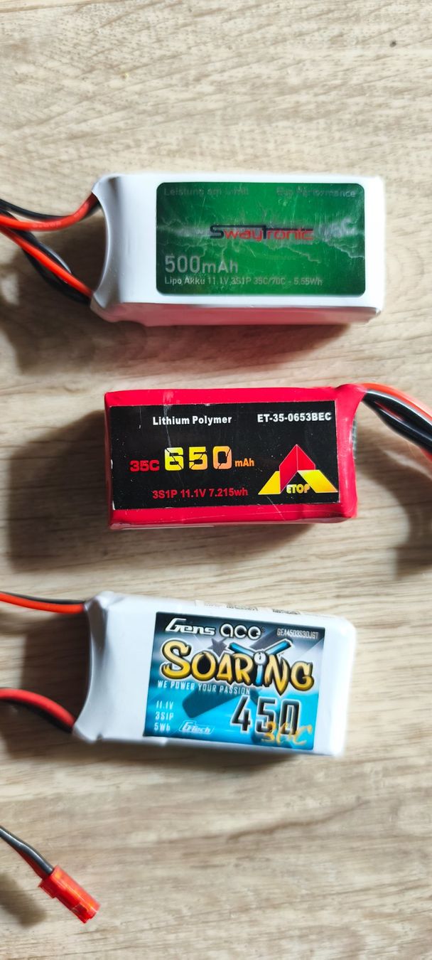 Modellismo RC: 3x 3S 11.1 LiPo Akkus – Usato da Pfeffikon LU venduto da LauLauDive