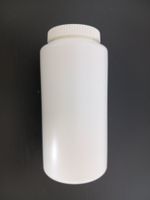 6 Leere Flaschen, Dosen mit Schraubdeckel, weiss 350ml