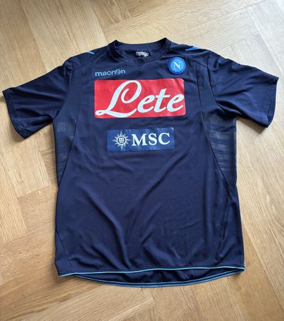 Fussballtrikot SSC Napoli Macron Grösse L blau