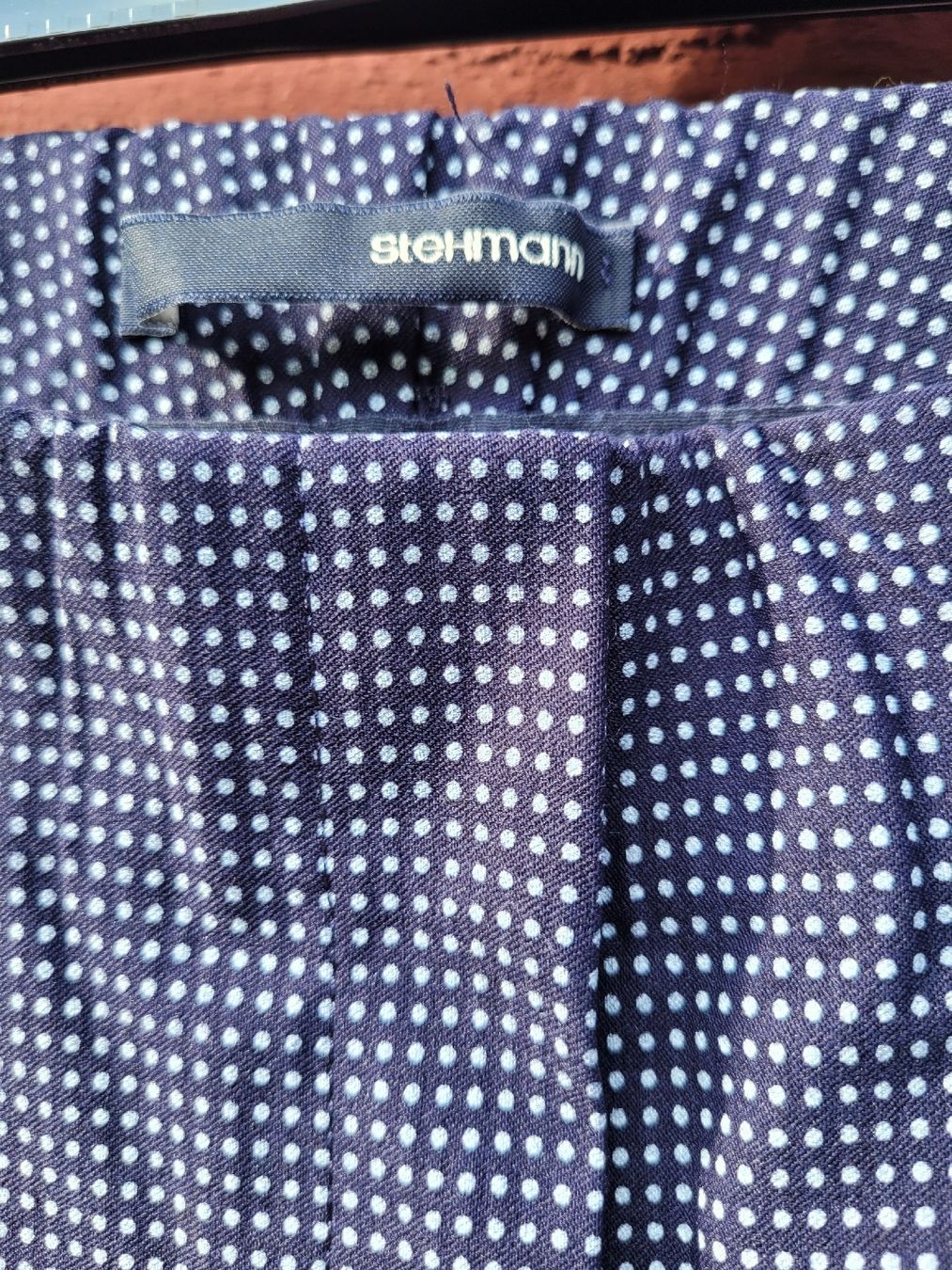 Pantaloni: Stehmann Hose blau gepunktet, Grösse 40 – Nuovo (secondo la descrizione) da Richterswil venduto da MANANA_24 3