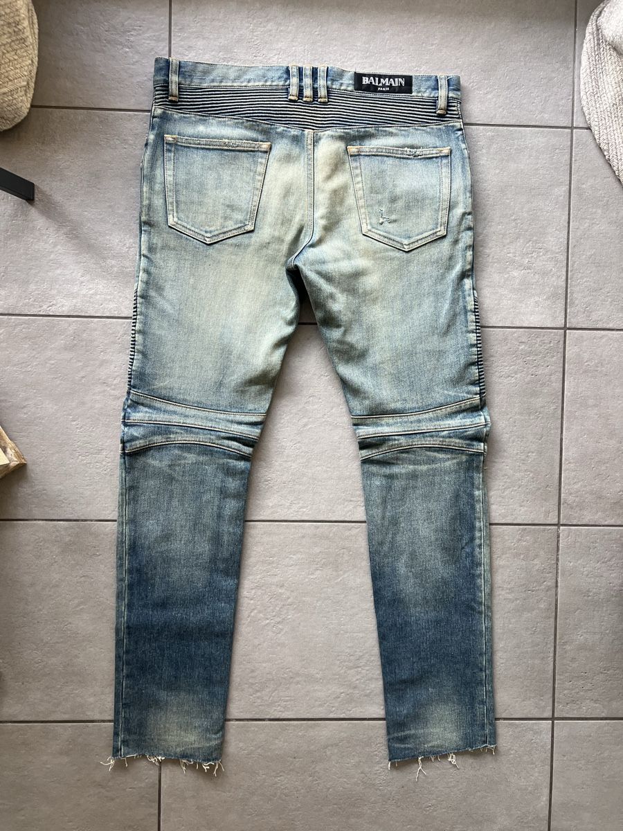 Balmain Jeans: Balmain Biker jeans uomo – Usato da Mendrisio venduto da fly_9wzx 3