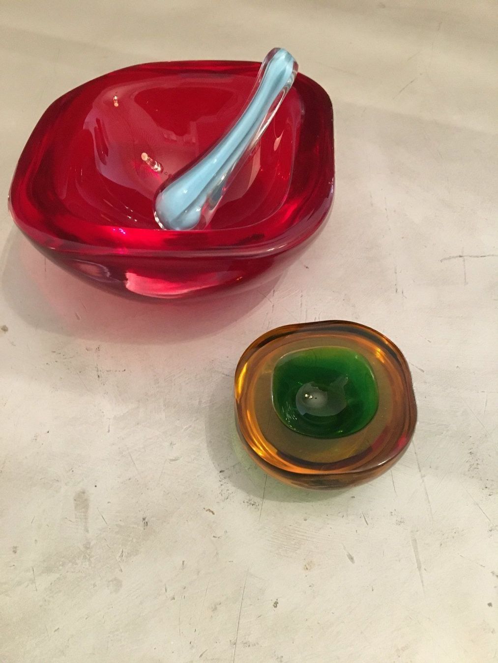 Murano Bicchieri: Murano Glas Schale, Cenedese – Usato da Rüti ZH venduto da Engel0070 4
