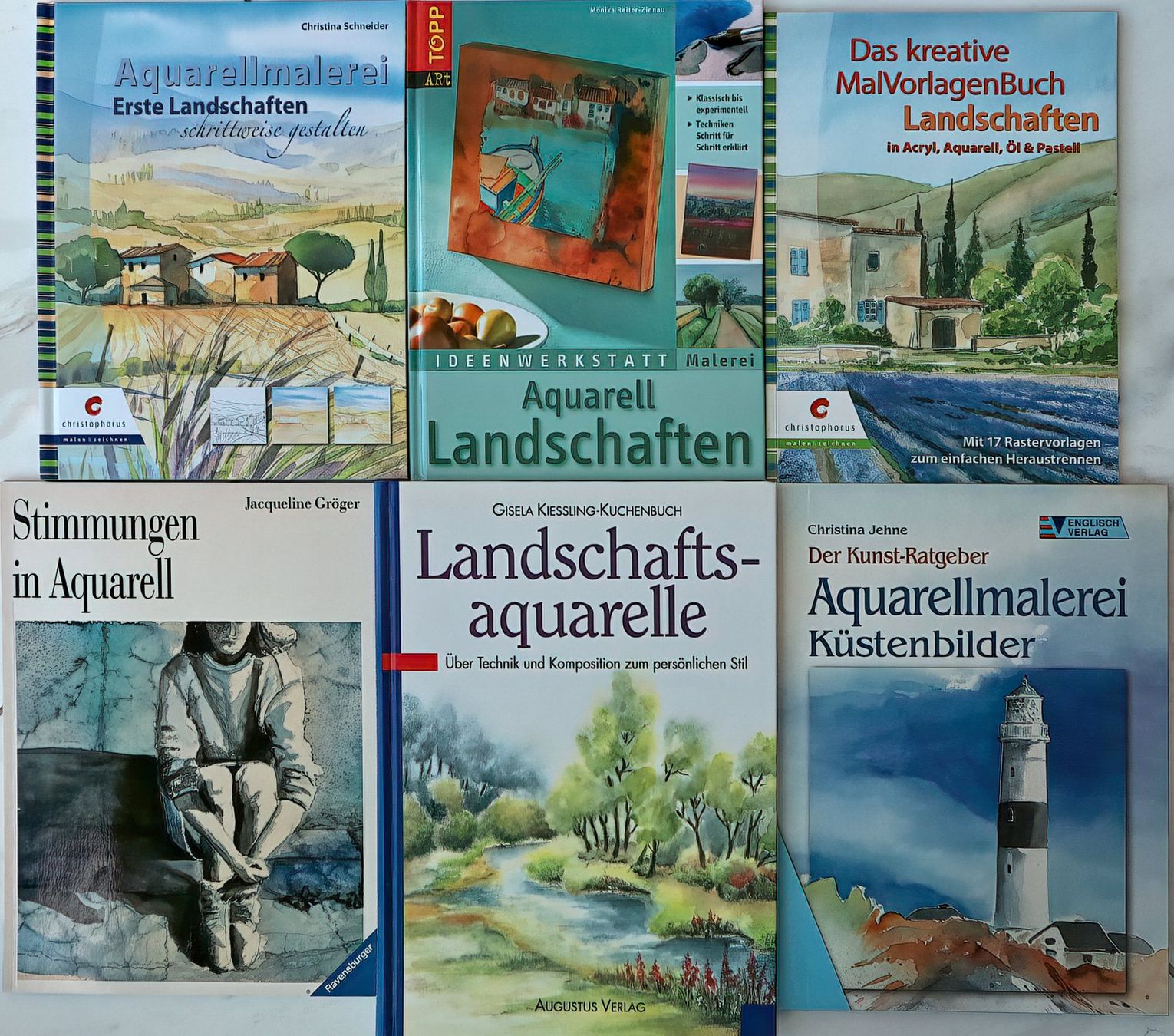 Bücher: Aquarell - 6 Bücher – Gebraucht aus Rotkreuz von Radus24 1