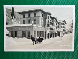 Davos - Hotel Post  und Sport - Pferdekutsche