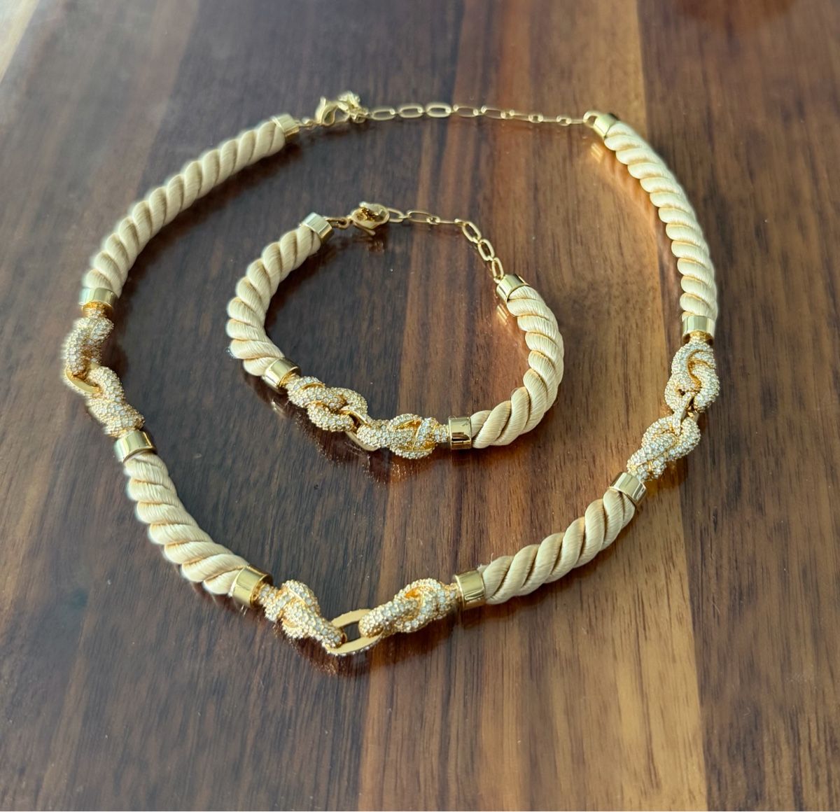 Swarovski Catenine: Schmuck-Set Swarovski  – Usato da Schenkon venduto da Stephanie_Dor