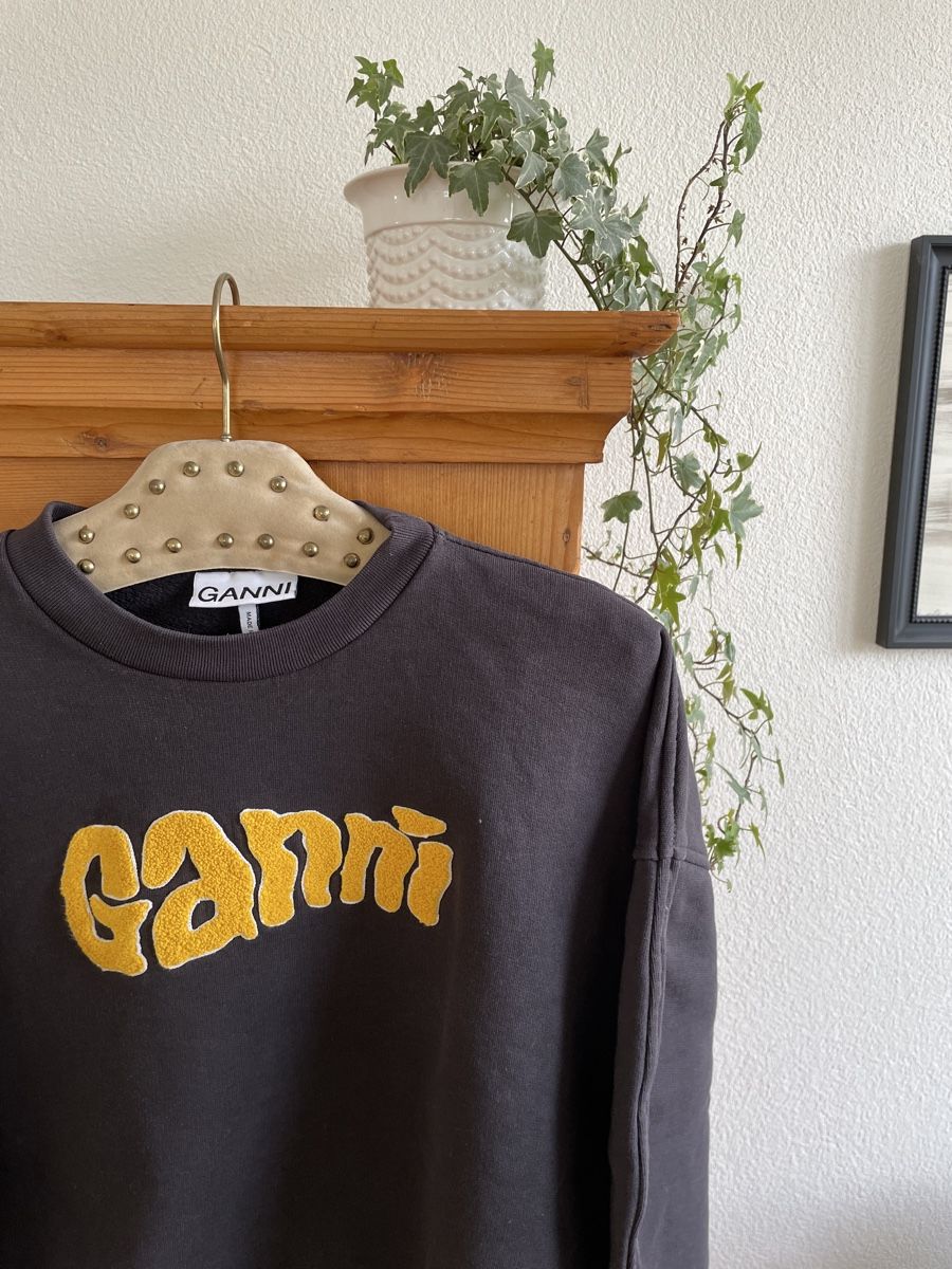 Ganni Maglioni & Felpe: Ganni | Sweater | Gr. M | mit Logo – Usato da Zürich venduto da samira12382