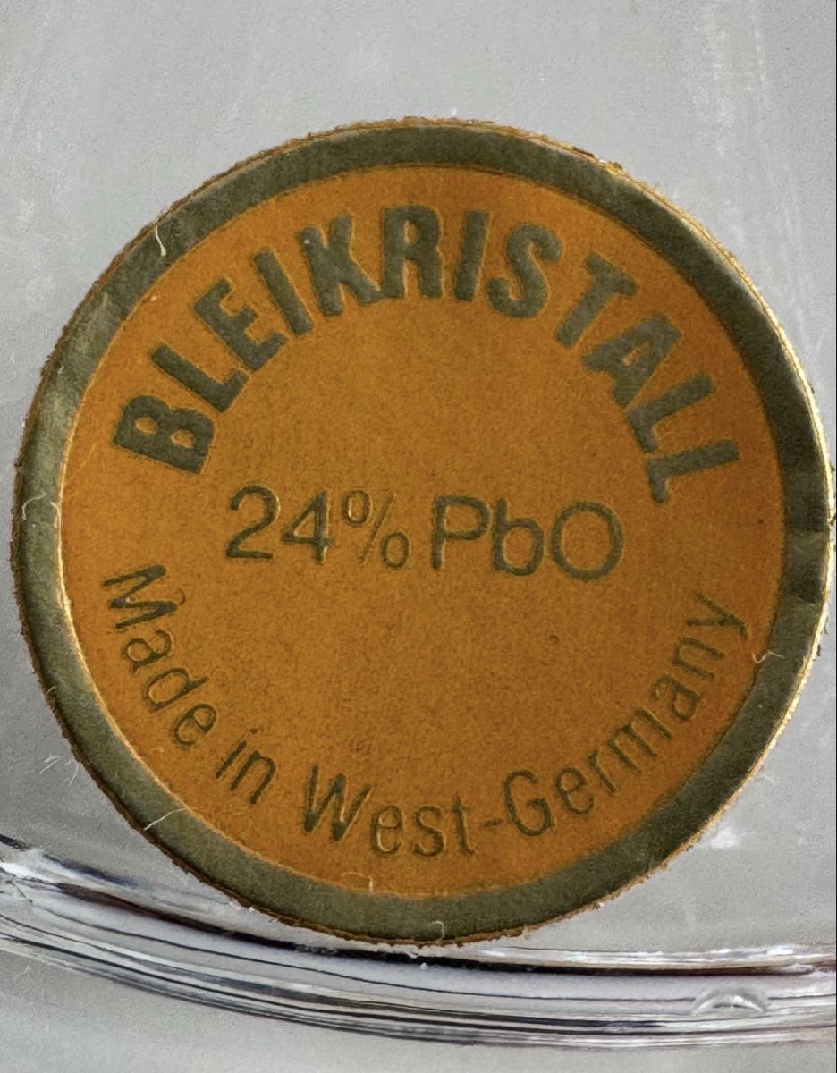 Gläser: Bleikristall Schale West-Germany – Neu und originalverpackt aus Zürich von Soleneve 3