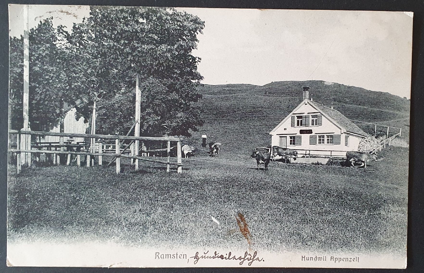 Cartoline postali: Ramstein - Hundwil 1915, Appenzell – Usato da Kreuzlingen venduto da Rschweiz1