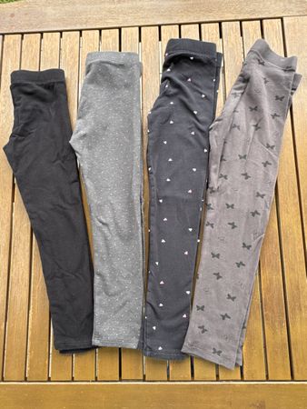 Leggings-Paket, dickere Leggings, Grösse 122