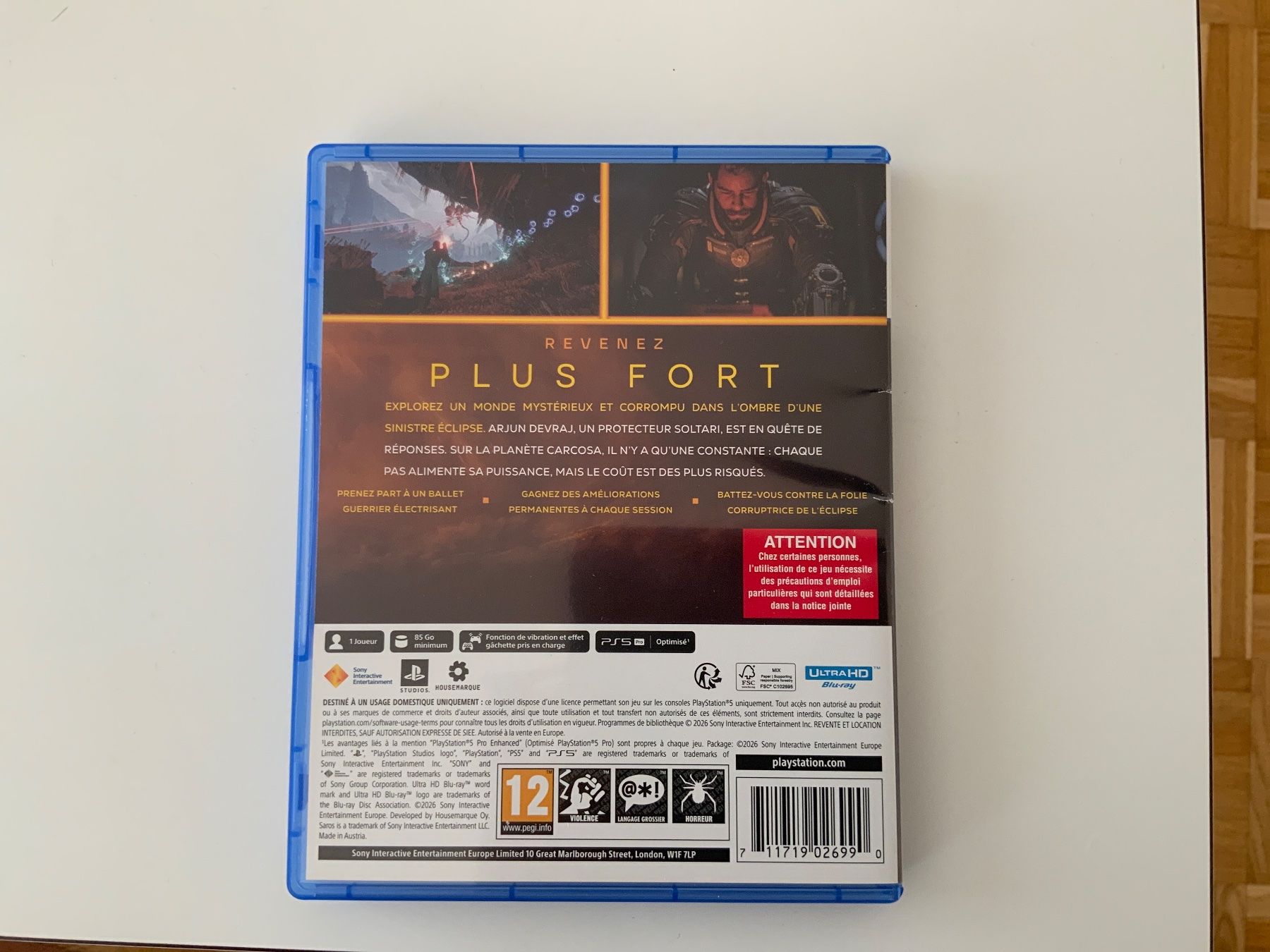 Sony Giochi: Saros PS5 exklusives Spiel, wie neu – Nuovo (secondo la descrizione) da Vésenaz venduto da Hoogenblaad 1